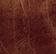 Close-up of brown vegetable-tanned leather.